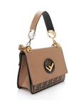 FNDI Leather Zucca Kan I Medium Shoulder Bag (SHF-yPmLhG)