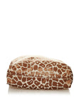 FNDI Leopard Print Canvas Tote Bag (SHG-hb56EH)