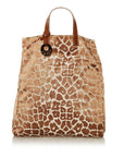 FNDI Leopard Print Canvas Tote Bag (SHG-hb56EH)