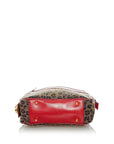 FNDI Leopard Print Nylon Satchel (SHG-37306)