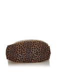 FNDI Leopard Print Nylon Tote Bag (SHG-33460)