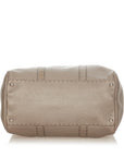 FNDI Linda Leather Boston Bag (SHG-25378)