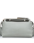 FNDI Medium By The Way Leather Satchel (SHG-PCzgHA)