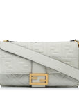 FNDI Medium Embossed FF Baguette (SHG-FQLmEP)