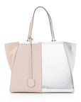 FNDI Metallic Calfskin Bi Color 3Jours Tote (SHF-22279)