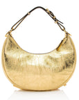 FNDI Metallic Leather FNDIgraphy Small Hobo (SHF-k6ARkM)