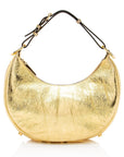 FNDI Metallic Leather FNDIgraphy Small Hobo (SHF-k6ARkM)