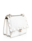 FNDI Metallic Studded Vitello Kan I Small Shoulder Bag (SHF-wfU1M1)