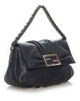 FNDI Mia Leather Shoulder Bag (SHG-30558)