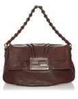 FNDI Mia Leather Shoulder Bag (SHG-33538)