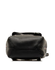 Black LV Lockme Floral Backpack