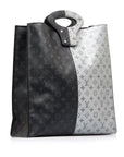 Black LV Monogram Eclipse North South Tote