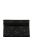 Black LV Monogram Eclipse Porte Cartes Double Card Holder