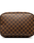Brown LV Damier Ebene Reporter PM Crossbody Bag