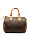 Brown LV Monogram Speedy 25 Boston Bag