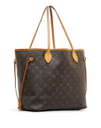 Brown LV Monogram Neverfull MM Tote Bag