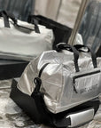 YSK310 Jacquard Saint Laurent Duffle Bag / 19.6 x 9.4 x 9.8 INCHES / HIGHEST QUALITY VERSION