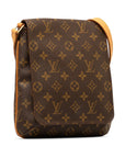 Brown LV Monogram Musette Salsa Short Strap Shoulder Bag