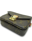 Brown LV Monogram Micro Metis Satchel