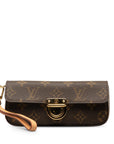 Brown LV Monogram Pochette Lagoon Clutch Bag