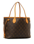 Brown LV Monogram Neverfull PM Tote Bag