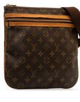 Brown LV Monogram Pochette Bosphore Crossbody Bag