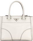 PRD BK TALCO CITY CALF LEATHER WAY BAG SILVER HARDWARE, WITH CARD, STRAP & DUST COVER
