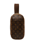 Brown LV Monogram Pochette Gange Crossbody Bag