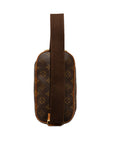Brown LV Monogram Pochette Gange Crossbody Bag