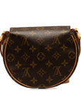 Brown LV Monogram Sac Tambourine Crossbody Bag