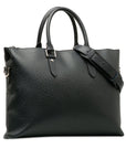 Blue LV Taiga Anton Soft Briefcase Business Bag