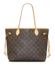 Brown LV Monogram Neverfull MM Tote Bag