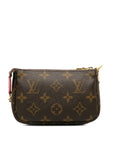 Brown LV Monogram Vivienne Christmas Print Mini Pochette Accessoires Shoulder Bag