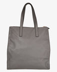 PRD Grey Saffiano Leather Travel Tote