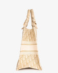 Christian DOR Gold Monogram Medium Book Tote