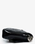 Christian DOR Black Patent Leather 'Miss DOR' Crossbody Bag