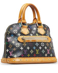Black LV Monogram Multicolore Alma PM HandBag