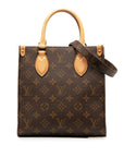 Brown LV Monogram Sac Plat BB Satchel
