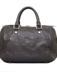 Brown LV Monogram Empreinte Speedy Bandouliere 25 Boston Bag