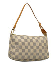 Beige LV Damier Azur Pochette Accessoires
