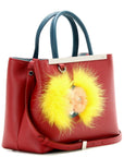 FNDI 2Jours Petite Embellished Leather Tote
