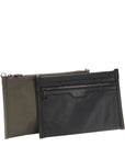 Black LV Monogram Shadow Double Flat Messenger