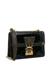 Black LV Monogram Vernis Wynwood Crossbody Bag