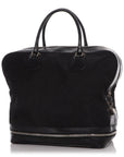 PRD Black Nylon and Leather Expandable Bag