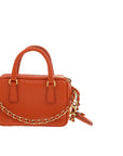 PRD Galleria Crossbody Bag in Orange Leather