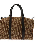 CHRISTIAN DOR Bowling Handbag in Beige Fabric