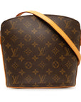 Brown LV Monogram Drouot Crossbody Bag