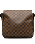 Brown LV Damier Ebene Naviglio Crossbody Bag