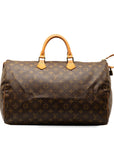 Brown LV Monogram Speedy 40 Boston Bag