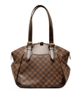 Brown LV Damier Ebene Verona MM Shoulder Bag